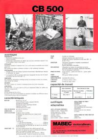 Publicité CB500